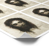 Veronica Veil Shroud Jesus Face Crown Thorns Multi Poster (Hoek)