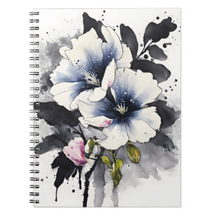 Veronica - Waterverf bloemen Notitieboek