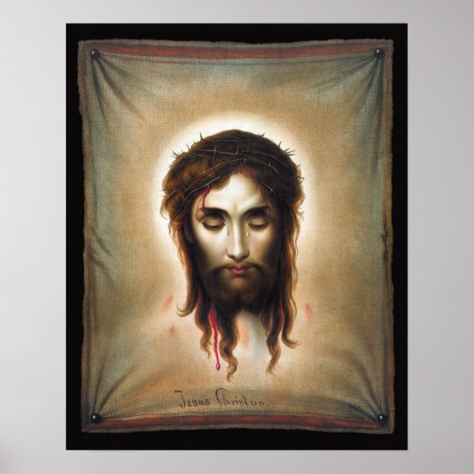 Veronica's Handerkerchief (Afbeelding van Christus Poster (Voorkant)