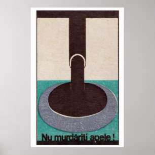 Verontreinig het Water Niet - Matchbox Print