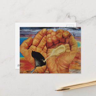 Verontreinig onze publieke gronden niet surreële c briefkaart