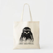 Verontreiniging Cloud Monster-Canvas tas (Voorkant)