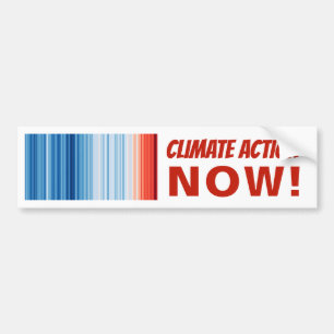 Verontreiniging door klimaatverandering door opwar bumpersticker