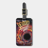 Verontroerd door zwaartekracht Halloween Hole Blac Bagagelabel (Voorkant verticaal)