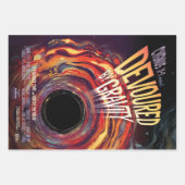 Verontroerd door zwaartekracht Halloween Hole Blac Inpakpapier Vel (Voorkant)