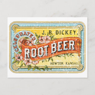 Verontruste Wortel bier-1899 van Dickey - Briefkaart