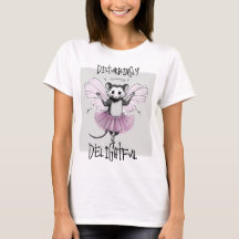 Verontrustend mooi opossum T-shirt