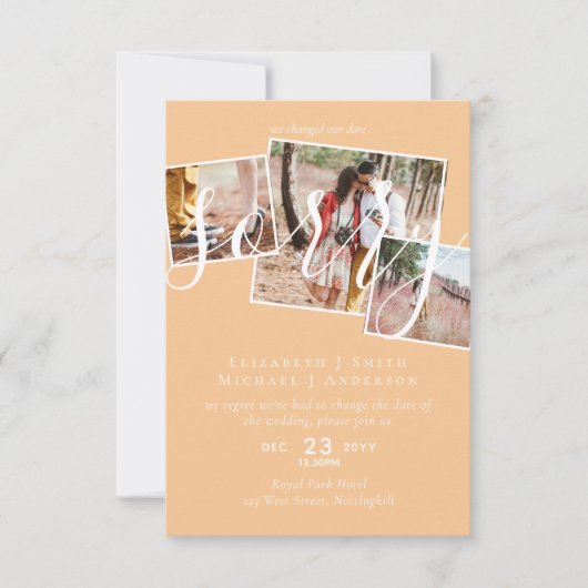 VERONTSCHULDIGD! Uitstel van het huwelijk Wijzigin (Voorkant)