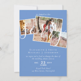 VERONTSCHULDIGD! Uitstel van het huwelijk Wijzigin