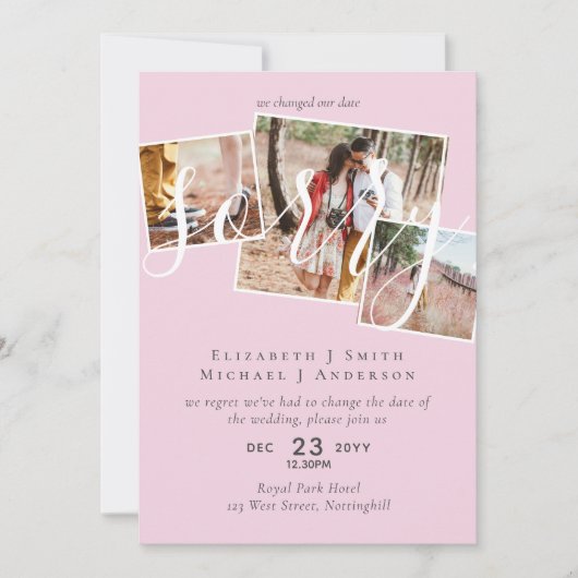 VERONTSCHULDIGING! Uitstel van het huwelijk Wijzig (Voorkant)