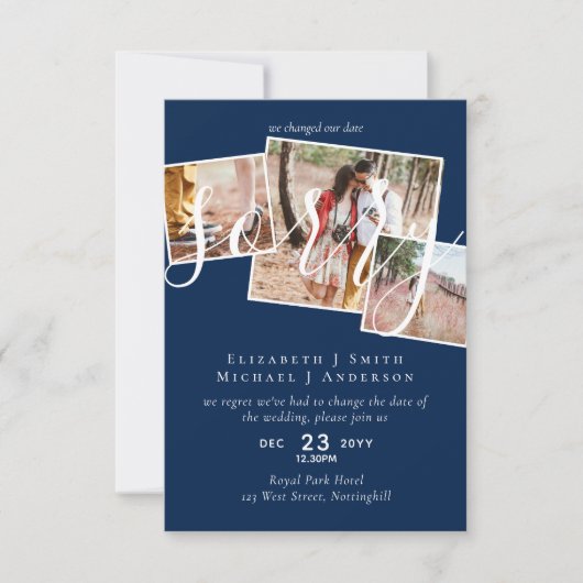 VERONTSCHULDIGING! Uitstel van het huwelijk Wijzig (Voorkant)