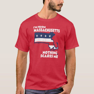 Verontwaardigd in Massachusetts State MA Niets T-shirt