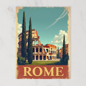 Verontwaardigd Rome Colosseum Reizen Briefkaart