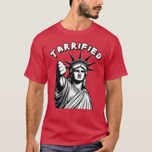 Verontwaardigd Vrijheidsbeeld Politiek protest T-shirt