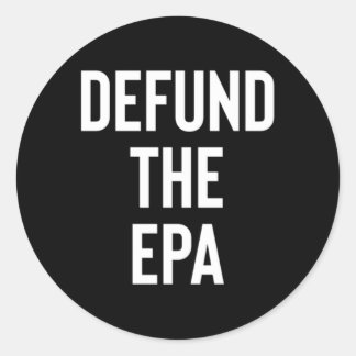 Veroordeling van het EPA Environmental Protection Ronde Sticker