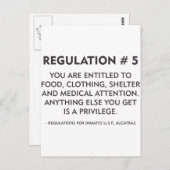 Verordening nr. 5 briefkaart (Voorkant / Achterkant)