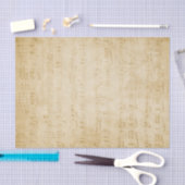  verouderd Antiek vel muziekpapier Tissuepapier (Craft)