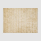  verouderd Antiek vel muziekpapier Tissuepapier (Voorkant)