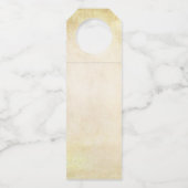 verouderd perkamentwijn uw eigen label (Achterkant)