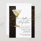 Verouderd tot Perfect 80th Birthday Invitation (Voorkant / Achterkant)