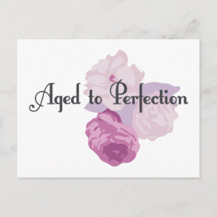 Verouderd tot perfectie! briefkaart