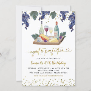 Verouderd tot perfectie Charcuterie Volwassen Verj Kaart