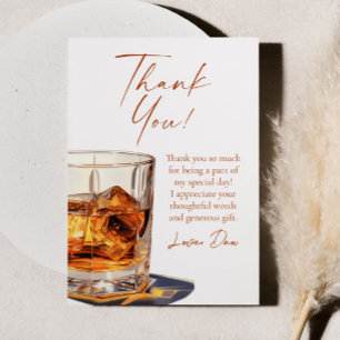 Verouderd Tot Perfectie Whisky Glas Verjaardagsfee Bedankkaart