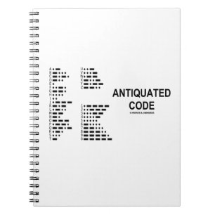 Verouderde code (International Morse Code) Notitieboek