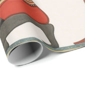 Verouderde Egyptische kunstschildpad Verpakt papie Cadeaupapier (Rol Hoek)