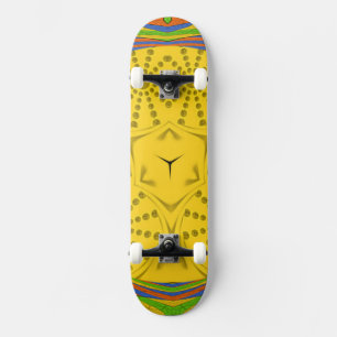 Verouderde, prachtige Egyptische kleuren Skateboard