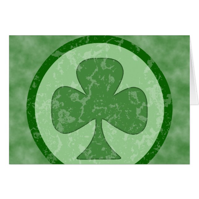 Verouderde Shamrock (Voorkant Horizontaal)