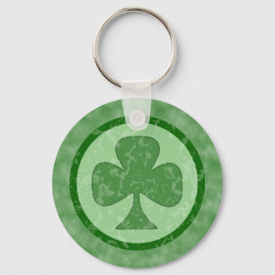 Verouderde Shamrock Sleutelhanger