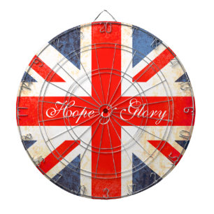 Verouderde stijl hoop & glory dart board onder Bri Dartbord