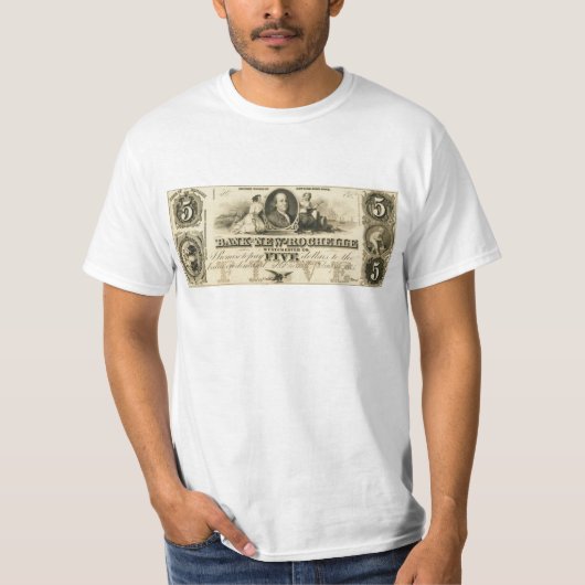 Verouderde valuta's t-shirt (Voorkant)