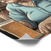 Veroudering Humor |l Oude Dame Drink Bier en Shot Poster (Hoek)