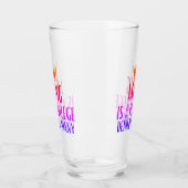 Veroudering is een voorrecht citaat senioren, groo glas (Links)