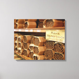 Veroudering van igars canvas afdruk