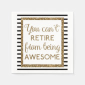 Veroudering van zwart en goud servet (Voorkant)