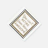 Veroudering van zwart en goud servet (Hoek)