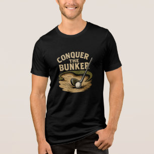 Verover de bunker. Humor Tri-Blend Shirt
