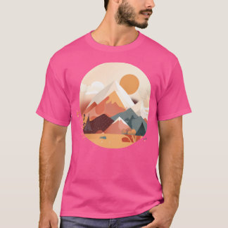 Verover de hoogten van de reis van een wandelaar n t-shirt