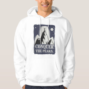 Verover het Motivatie bergontwerp van Peaks Hoodie