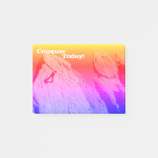Verover vandaag! Rock Climate Inspirerend Post-it® Notes (Voorkant)