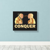 veroveraar canvas afdruk (Insitu (Houten vloer))