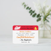 Verovering! Label met kruisend afval (Staand voorkant)