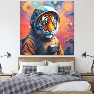 VEROVERING VAN DE TIJGERMAAN-6 CANVAS AFDRUK