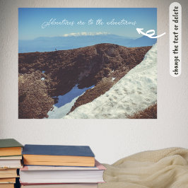 Verovering van de top poster