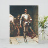 Verovering (zegevierende ridder) kaart (Staand voorkant)