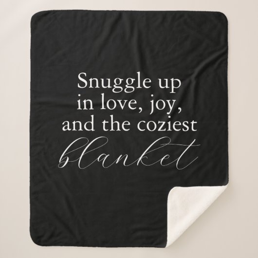 Verpak jezelf met liefde | Creëer je eigen Sherpa Sherpa Deken (Voorkant)