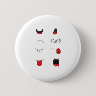 Verpakking Acht muizen Ronde Button 5,7 Cm
